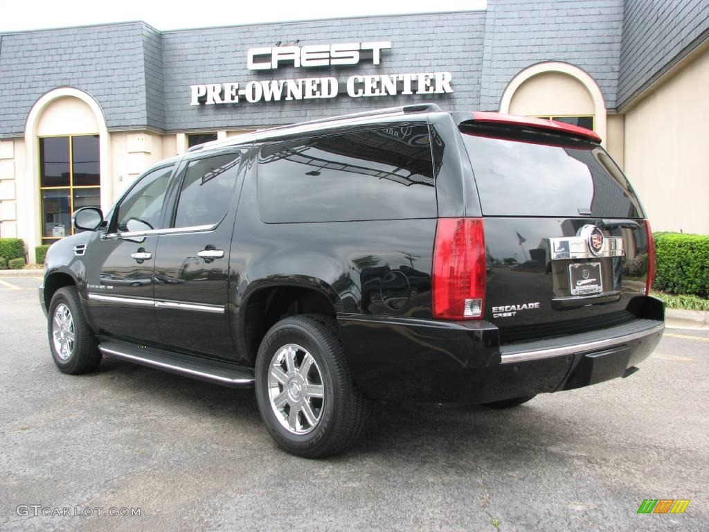 2007 Escalade ESV AWD - Black Raven / Ebony/Ebony photo #5