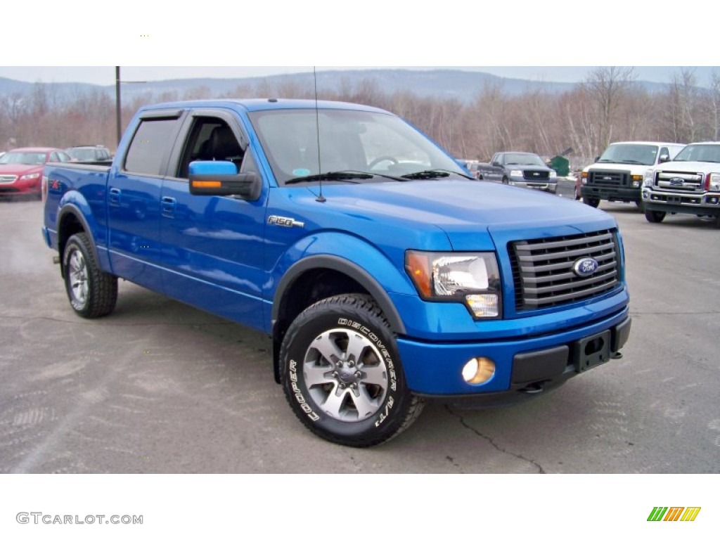 Blue Flame Metallic 2011 Ford F150 FX4 SuperCrew 4x4 Exterior Photo #75682081