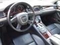2007 Audi A8 Black Interior Prime Interior Photo