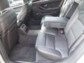 2007 Audi A8 Black Interior Rear Seat Photo