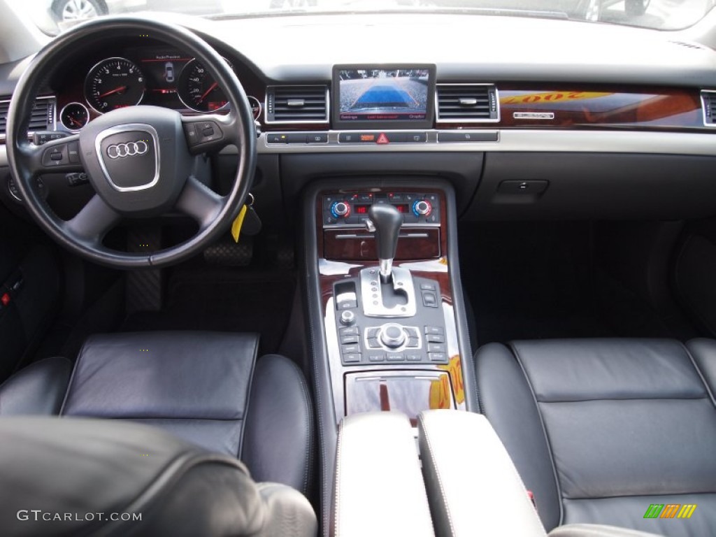 2007 Audi A8 L 4.2 quattro Black Dashboard Photo #75682475