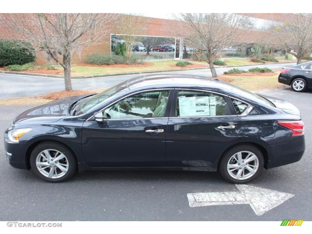 2013 Altima 2.5 SV - Storm Blue / Beige photo #8