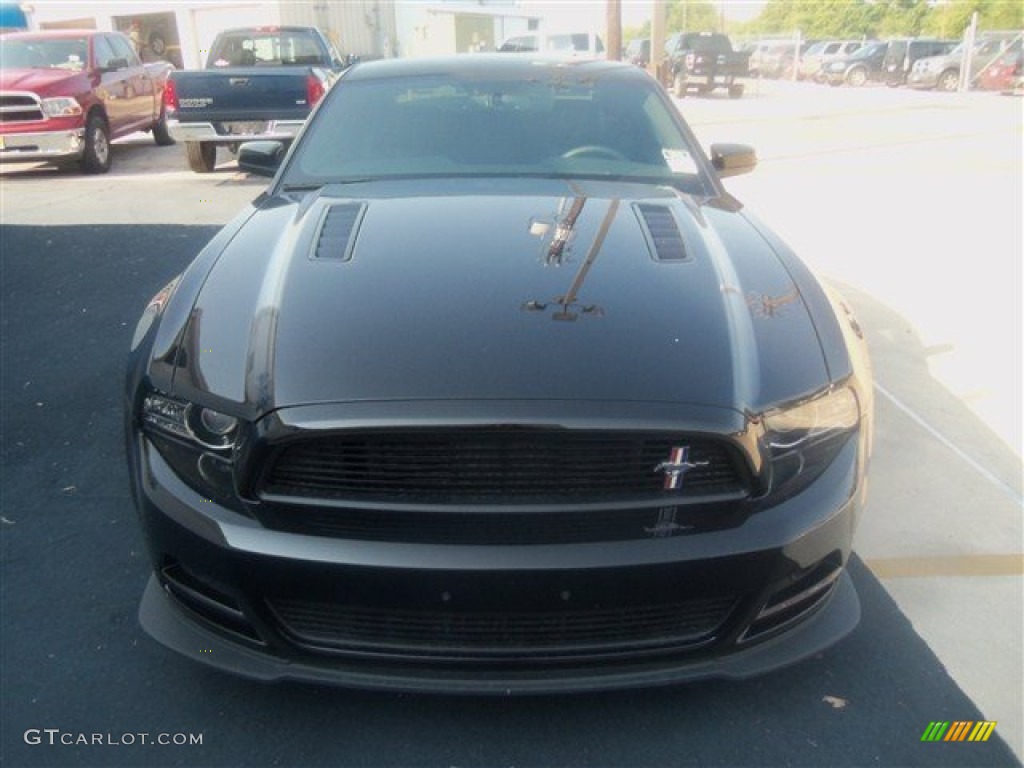 2013 Mustang GT/CS California Special Coupe - Black / California Special Charcoal Black/Miko-suede Inserts photo #12