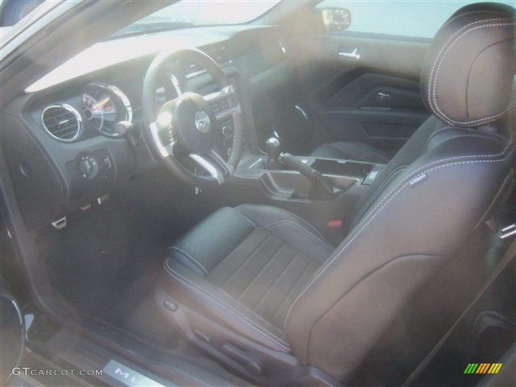 2013 Mustang GT/CS California Special Coupe - Black / California Special Charcoal Black/Miko-suede Inserts photo #15