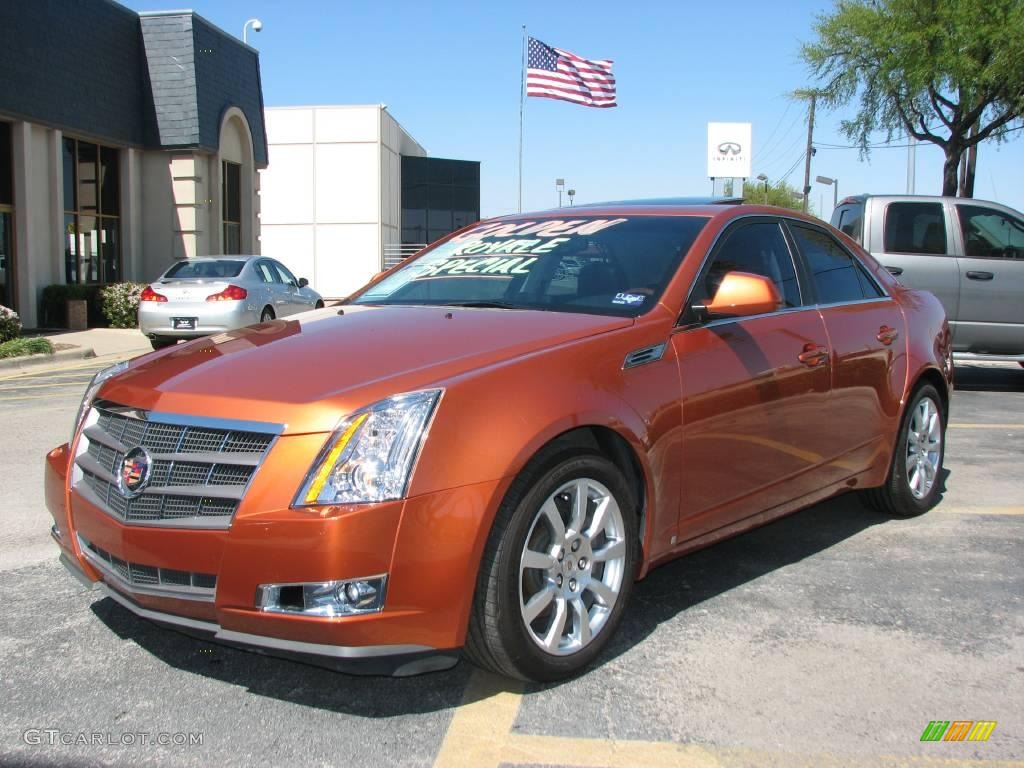 2008 CTS Hot Lava Edition Sedan - Hot Lava Orange / Ebony photo #3