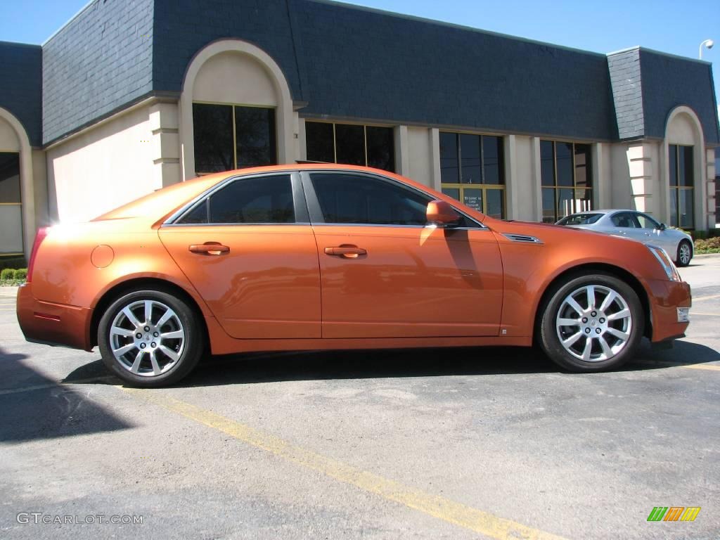 2008 CTS Hot Lava Edition Sedan - Hot Lava Orange / Ebony photo #7