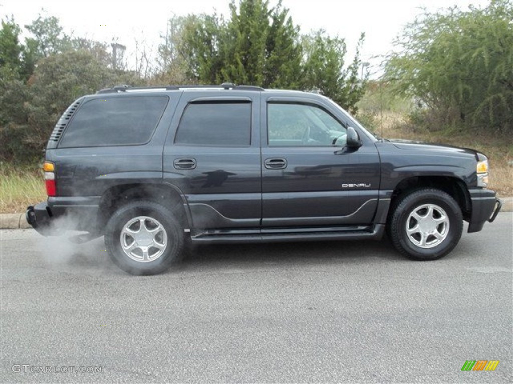 2004 Yukon Denali AWD - Onyx Black / Stone Gray photo #7