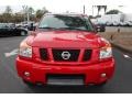 2012 Red Alert Nissan Titan Pro-4X Crew Cab 4x4  photo #11