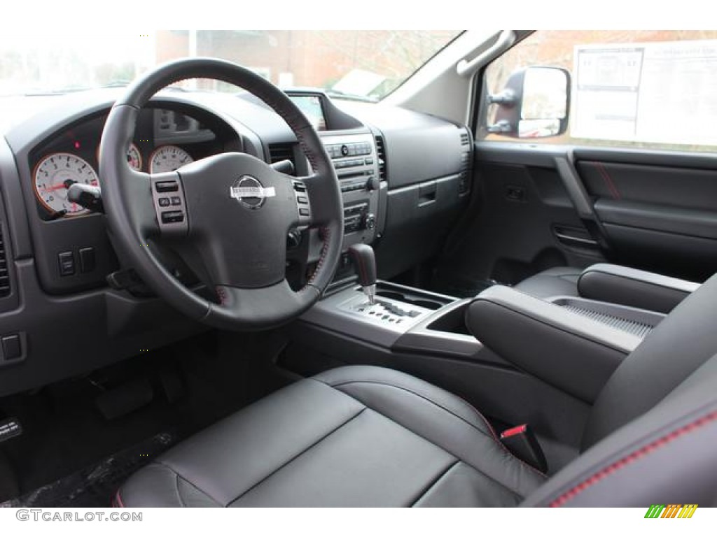 Pro 4X Charcoal Interior 2012 Nissan Titan Pro-4X Crew Cab 4x4 Photo #75683544