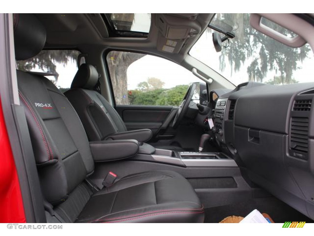 Pro 4X Charcoal Interior 2012 Nissan Titan Pro-4X Crew Cab 4x4 Photo #75683640