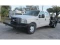 2005 Oxford White Ford F350 Super Duty XL Crew Cab Chassis  photo #6