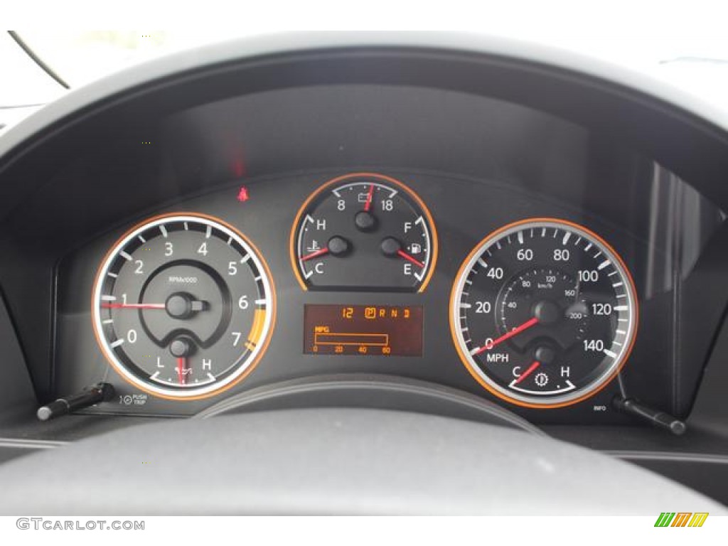 2012 Nissan Titan SV Crew Cab Gauges Photo #75683982