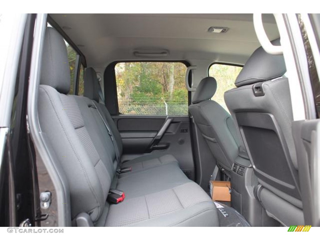 2012 Nissan Titan SV Crew Cab Rear Seat Photos