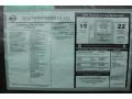 2012 Nissan Pathfinder LE Window Sticker
