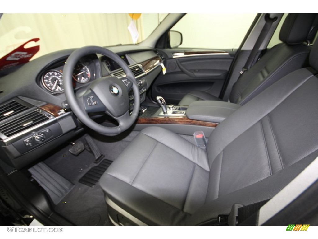 Black Interior 2013 BMW X5 xDrive 35d Photo #75684126