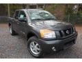 Smoke Gray - Titan Pro-4X Crew Cab 4x4 Photo No. 1