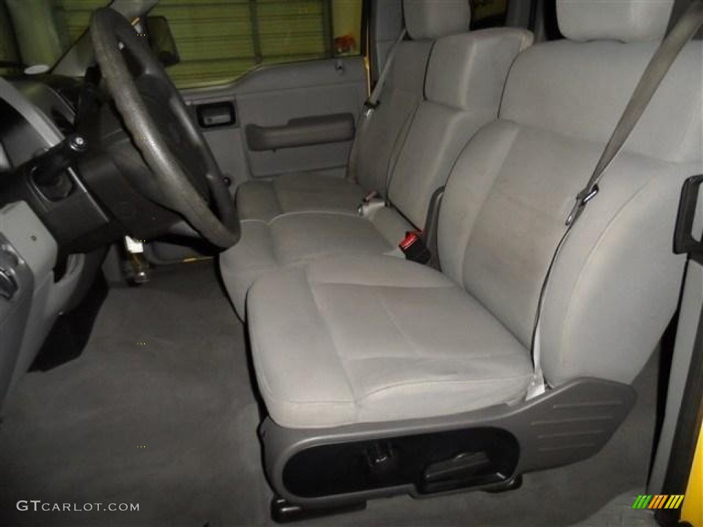 2004 F150 STX SuperCab - Blazing Yellow / Medium/Dark Flint photo #11