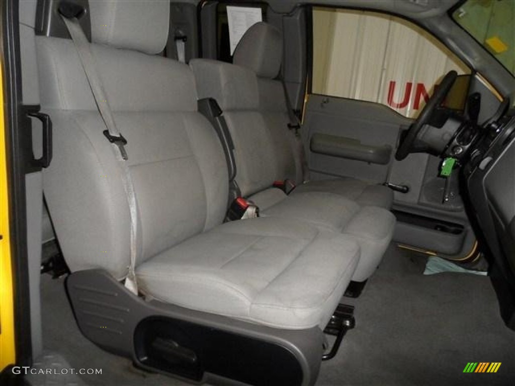 2004 F150 STX SuperCab - Blazing Yellow / Medium/Dark Flint photo #17