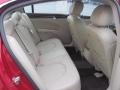 2009 Buick Lucerne Cocoa/Shale Interior Rear Seat Photo