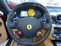 Beige 2008 Ferrari 599 GTB Fiorano F1 Steering Wheel