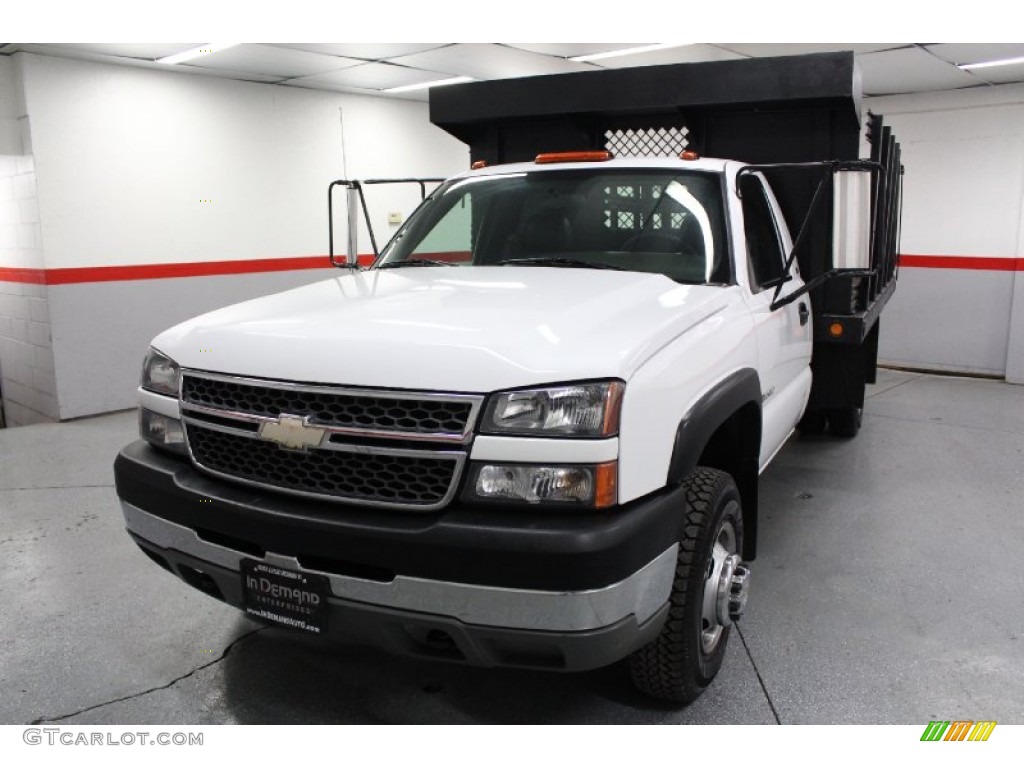 2005 Silverado 3500 Regular Cab 4x4 Chassis - Summit White / Dark Charcoal photo #5