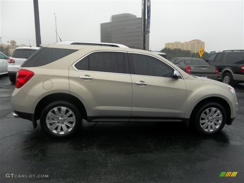 Gold Mist Metallic 2011 Chevrolet Equinox LTZ Exterior Photo #75686700