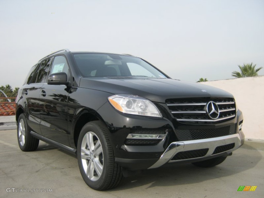 Black 2013 Mercedes-Benz ML 350 BlueTEC 4Matic Exterior Photo #75688090