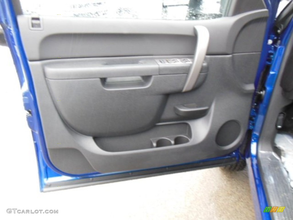 2013 Silverado 3500HD LT Extended Cab 4x4 Dually - Blue Topaz Metallic / Ebony photo #12