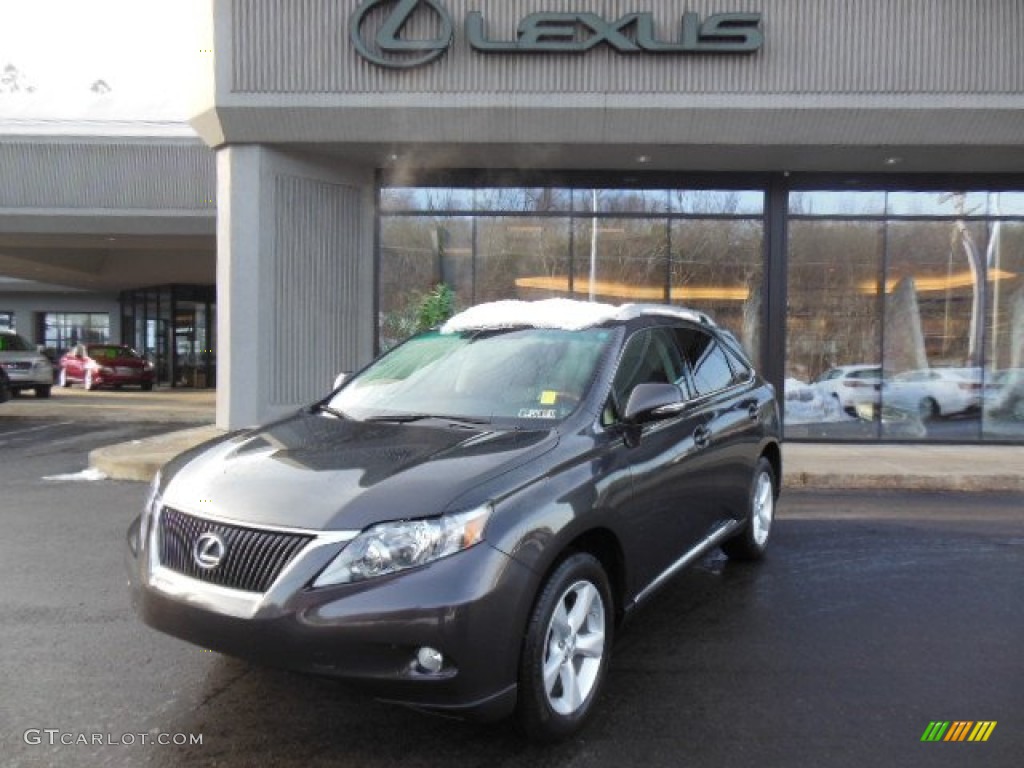 2010 RX 350 AWD - Truffle Brown Mica / Black/Brown Walnut photo #1