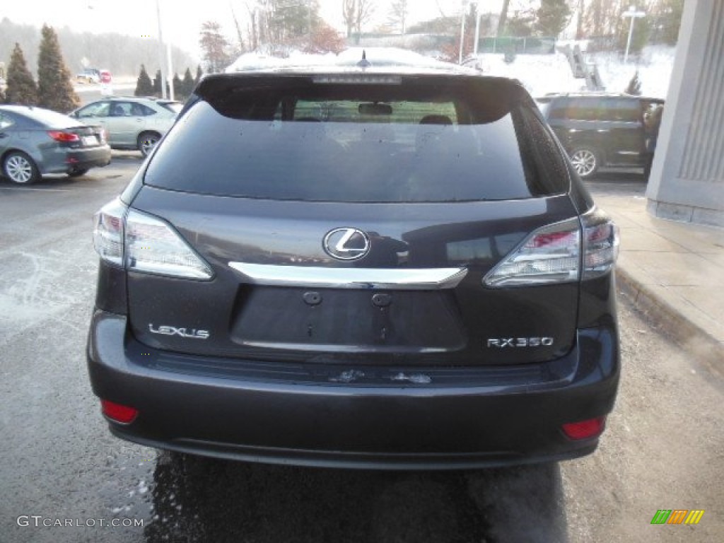 2010 RX 350 AWD - Truffle Brown Mica / Black/Brown Walnut photo #6