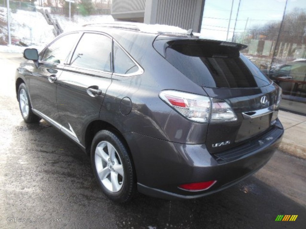 2010 RX 350 AWD - Truffle Brown Mica / Black/Brown Walnut photo #7