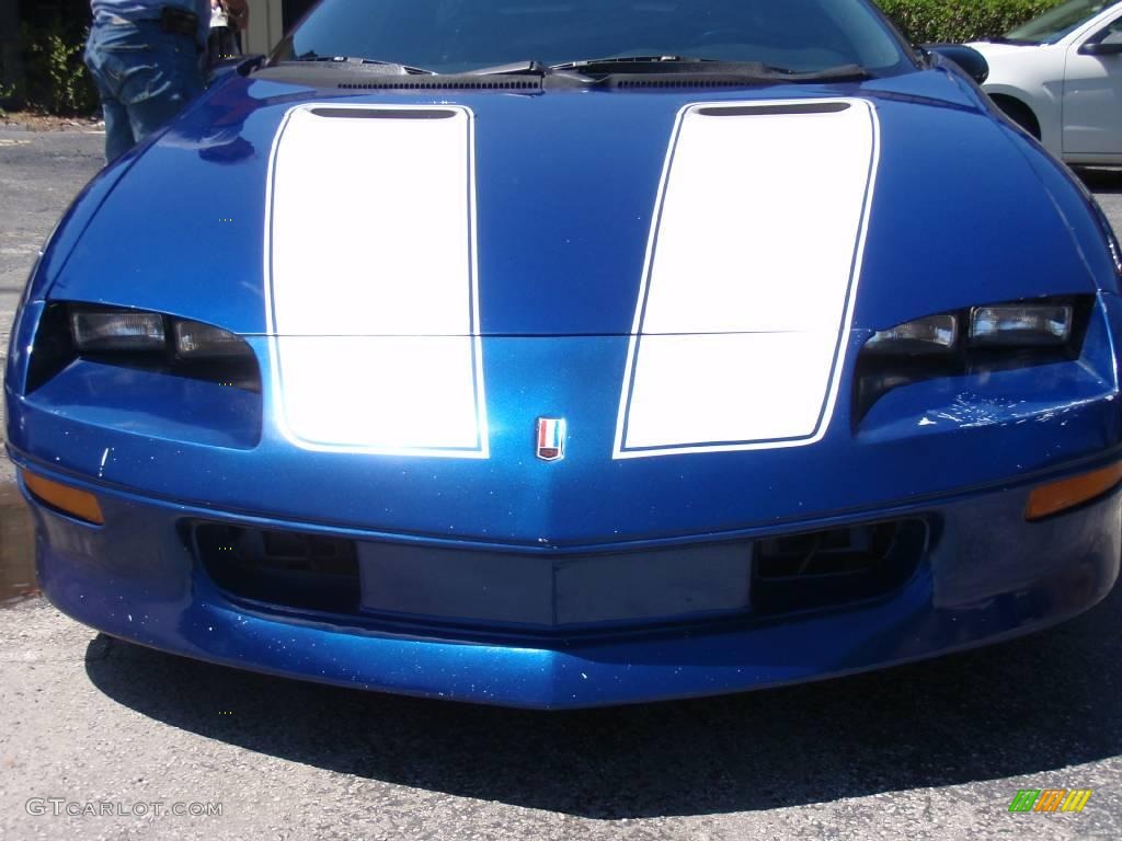 1993 Camaro Coupe - Medium Quasar Blue Metallic / Black photo #3