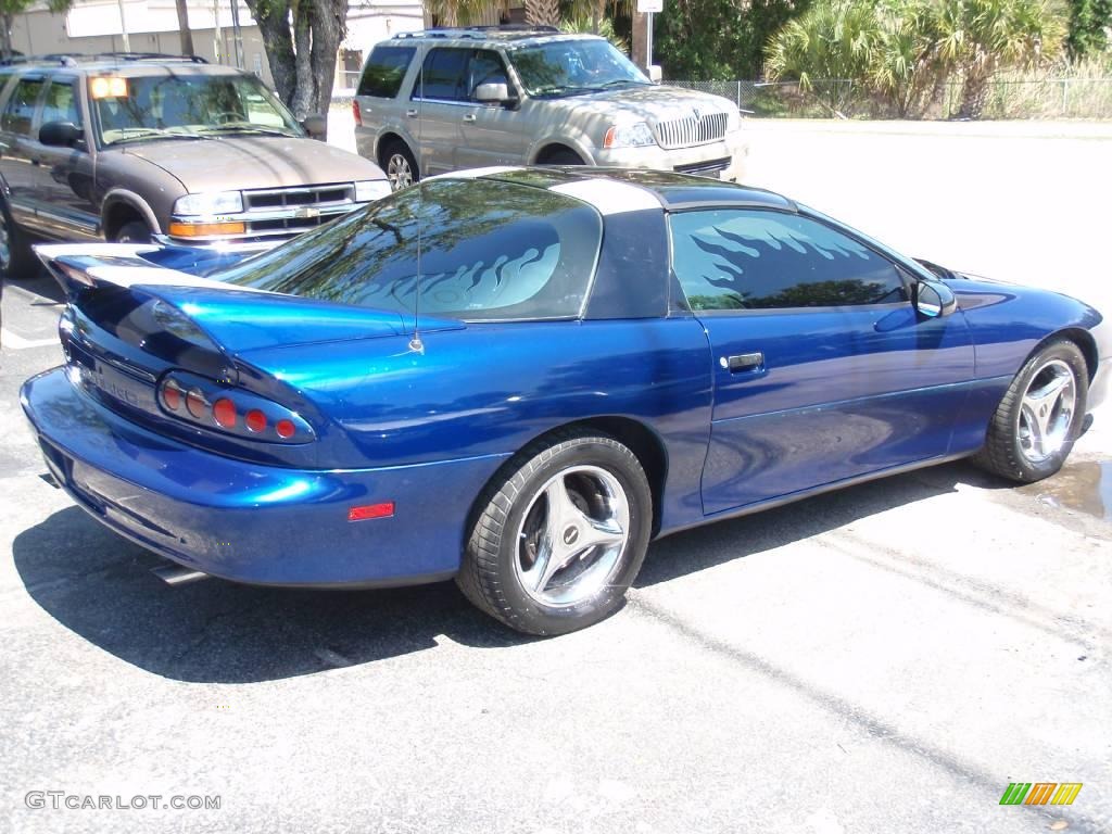 1993 Camaro Coupe - Medium Quasar Blue Metallic / Black photo #4