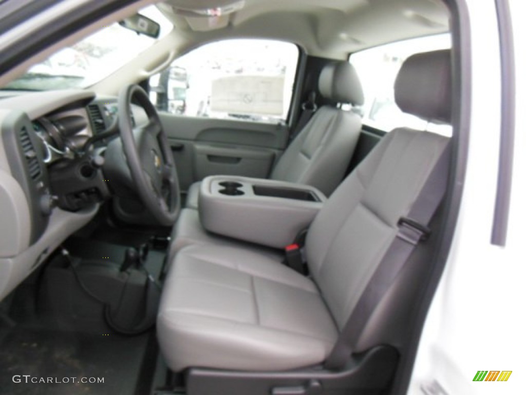 2013 Chevrolet Silverado 3500HD WT Regular Cab 4x4 Plow Truck Front Seat Photo #75689391
