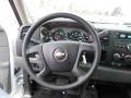 Dark Titanium 2013 Chevrolet Silverado 3500HD WT Regular Cab 4x4 Plow Truck Steering Wheel