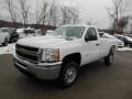 Summit White - Silverado 2500HD Work Truck Regular Cab Photo No. 2
