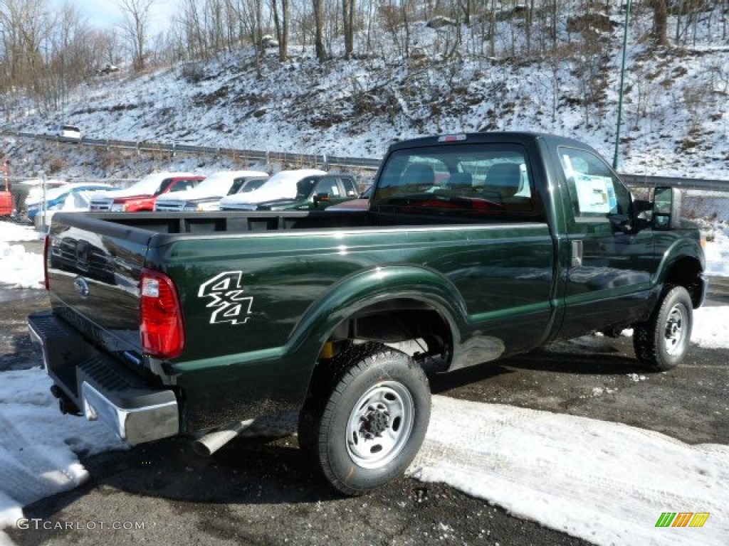 Green Gem Metallic 2013 Ford F250 Super Duty XL Regular Cab 4x4 Exterior Photo #75689601