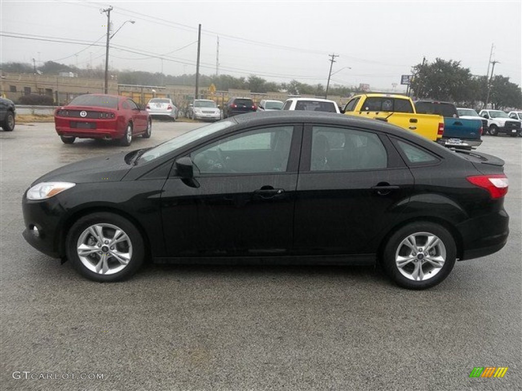 Black 2012 Ford Focus SE Sport Sedan Exterior Photo #75689664