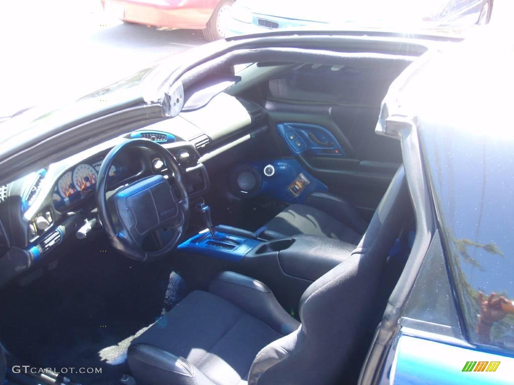 1993 Camaro Coupe - Medium Quasar Blue Metallic / Black photo #17