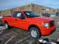 Race Red 2013 Ford F150 STX SuperCab 4x4 Exterior