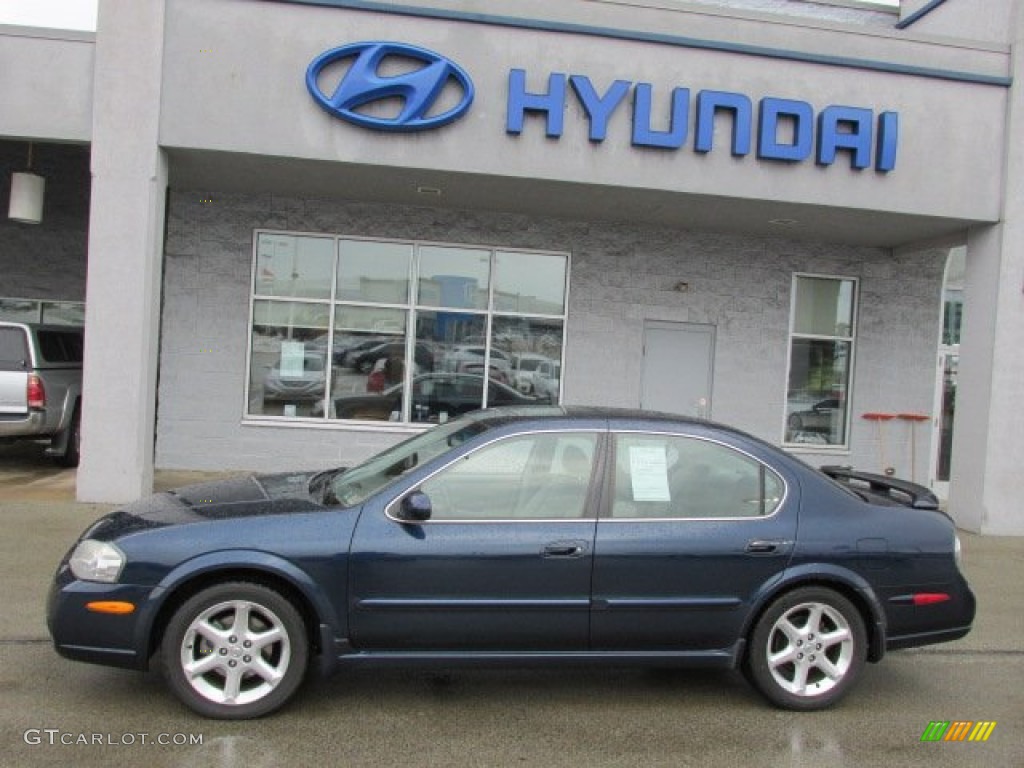 2003 Maxima SE - Majestic Blue / Frost photo #2