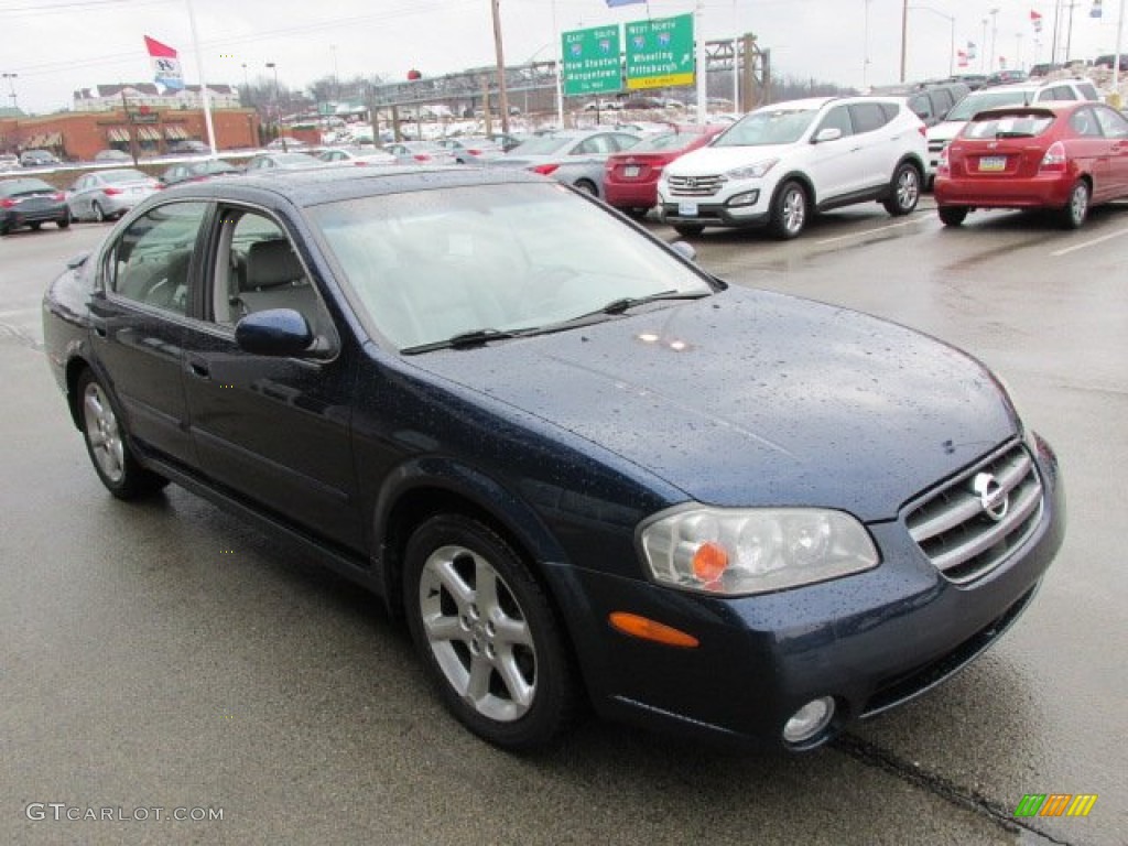 2003 Maxima SE - Majestic Blue / Frost photo #7