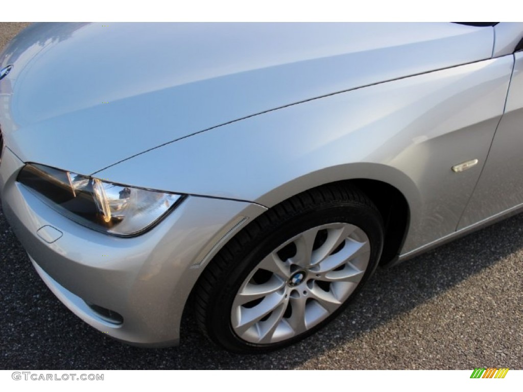 2008 3 Series 335xi Coupe - Titanium Silver Metallic / Coral Red/Black photo #21