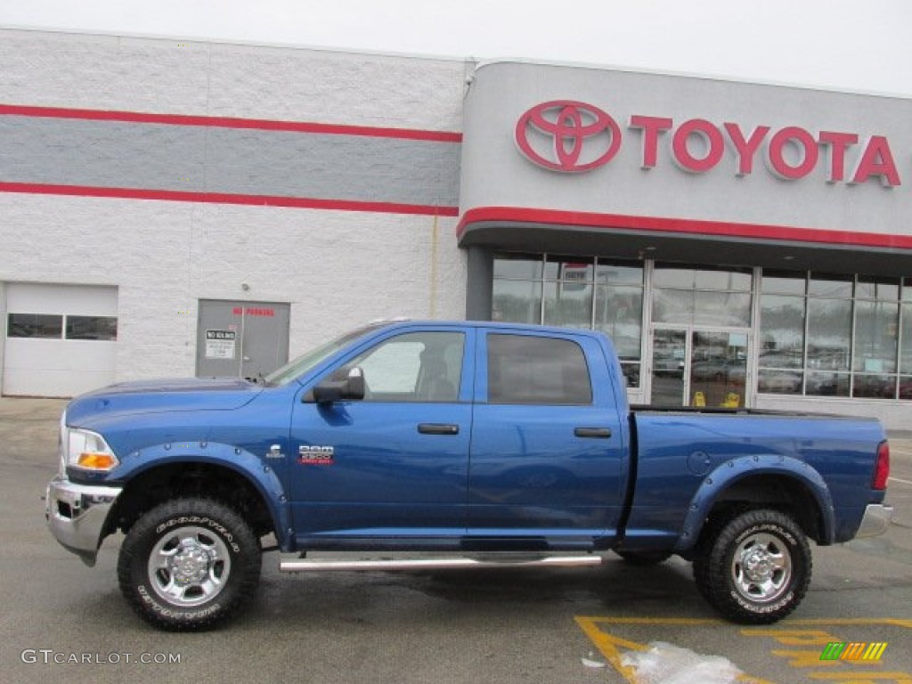 2011 Ram 2500 HD ST Crew Cab 4x4 - Deep Water Blue Pearl / Dark Slate/Medium Graystone photo #2