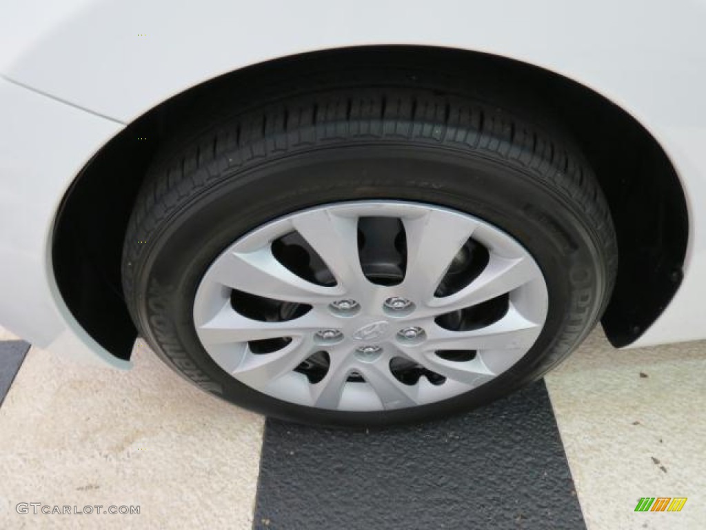 2011 Elantra GLS - Polar White / Beige photo #4