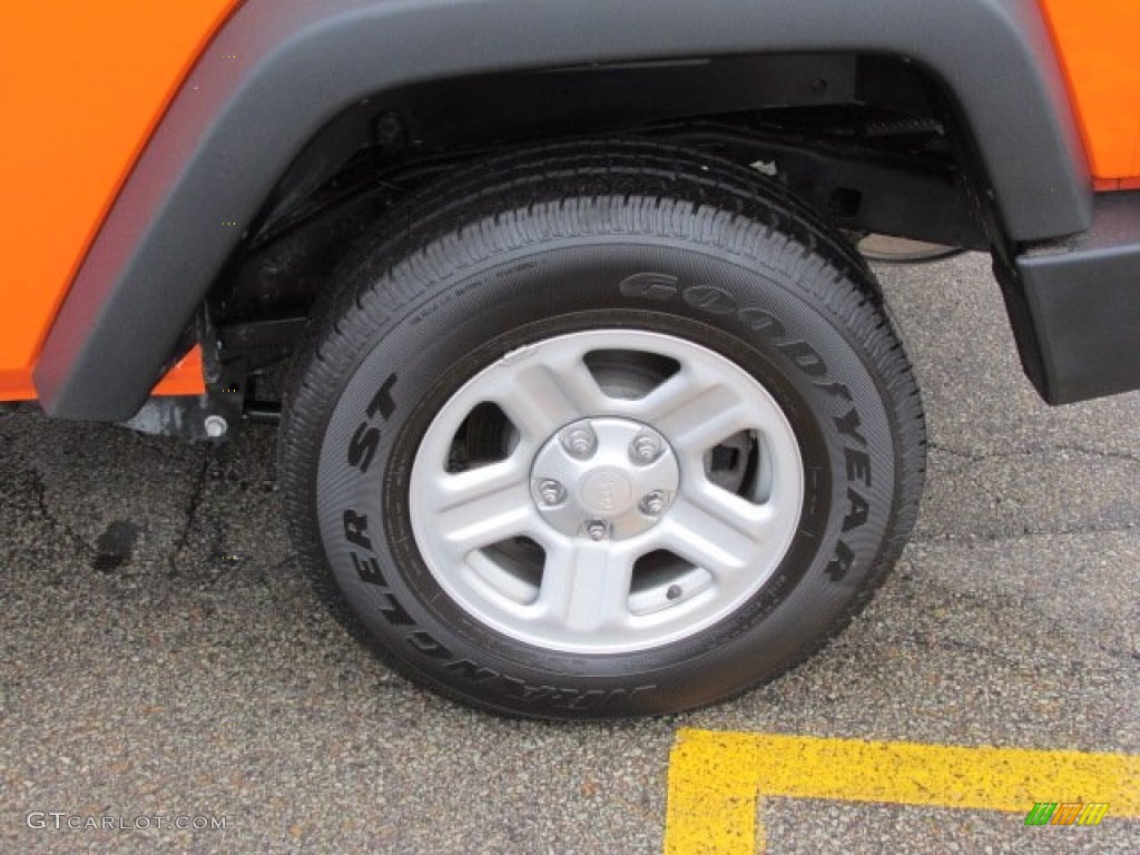 2012 Wrangler Sport 4x4 - Crush Orange / Black photo #3