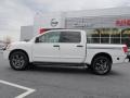 2012 Blizzard White Nissan Titan SV Crew Cab  photo #2