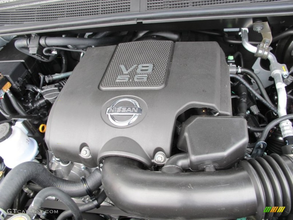 2012 Nissan Titan SV Crew Cab 5.6 Liter Flex-Fuel DOHC 32-Valve CVTCS V8 Engine Photo #75695721