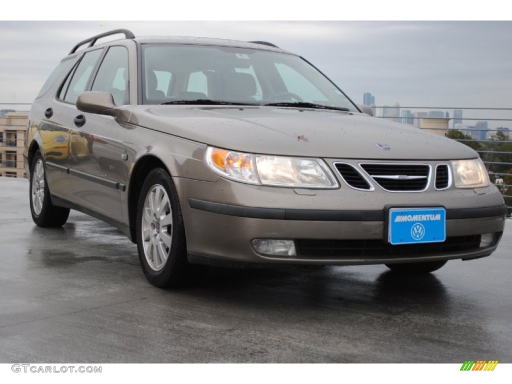 2003 9-5 Linear Sport Wagon - Hazelnut Metallic / Sand Beige photo #1