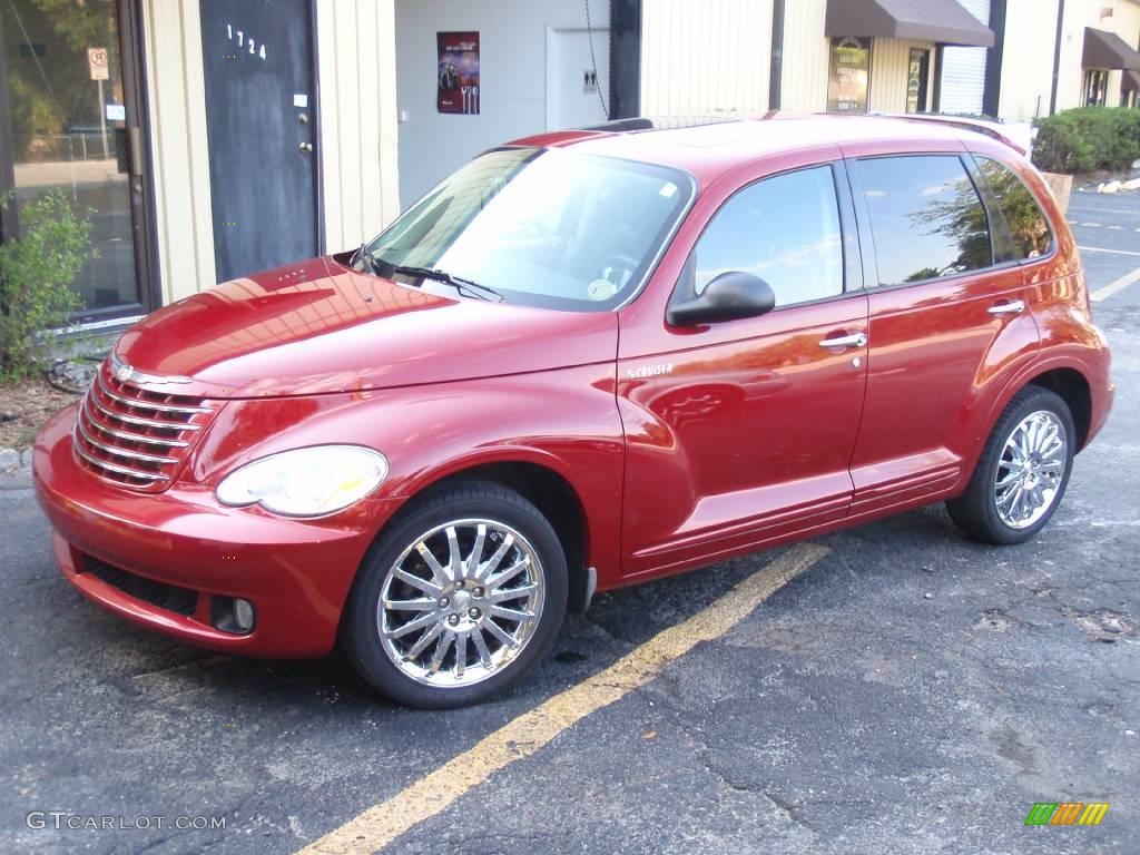 2006 PT Cruiser GT - Inferno Red Crystal Pearl / Pastel Slate Gray photo #1